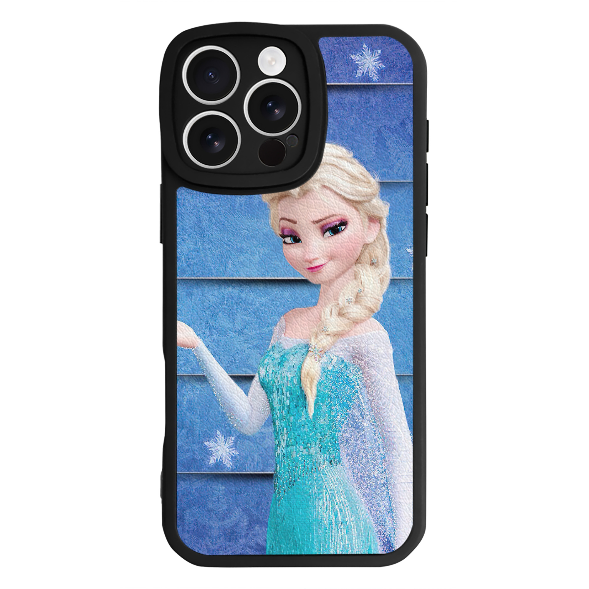 （画像用） アナと雪の女王 アンナ エルサ Frozen Anna Elsa 【iPhone 16シリーズ対応】シリコンスマホケース（レザー調） 材質：シリコン